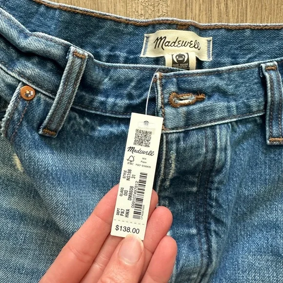 NWT Madewell Low Slung Baggy W 31 Jeans brand new! - Picture 5 of 9
